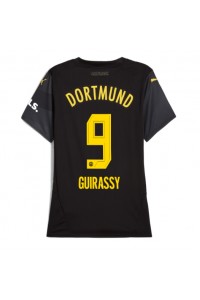 Borussia Dortmund Serhou Guirassy #9 Fotballdrakt Borte Klær Dame 2024-25 Korte ermer